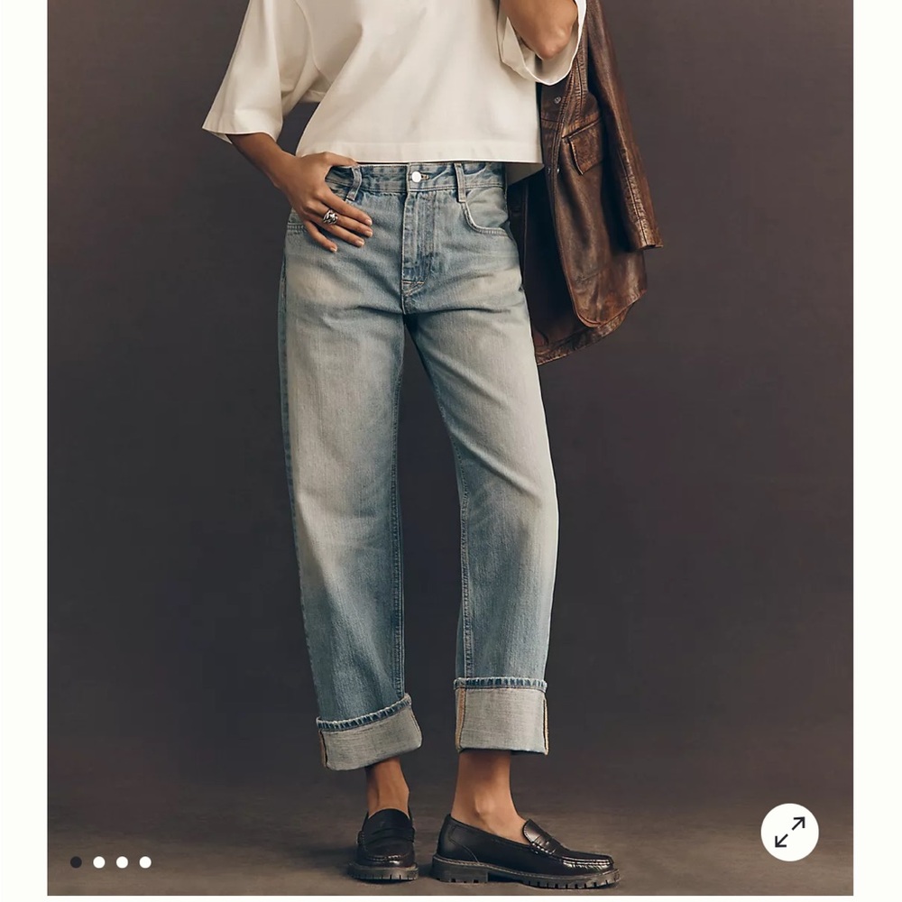 NWT Pilcro Celeste boyfriend mid rise relaxed jeans